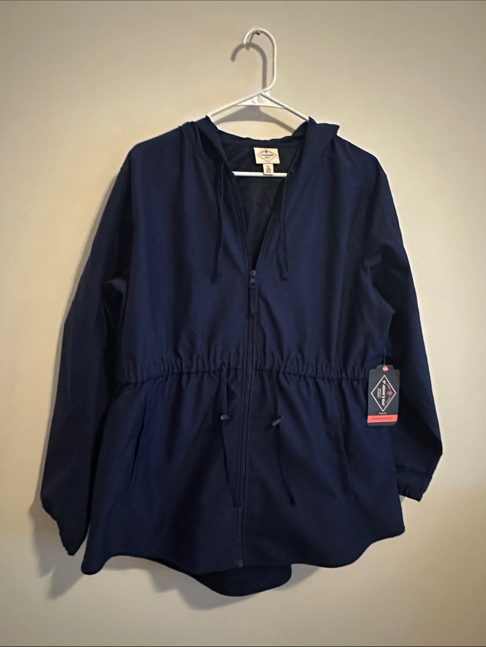 St. John’s Bay Navy Hooded water resistant Jacket